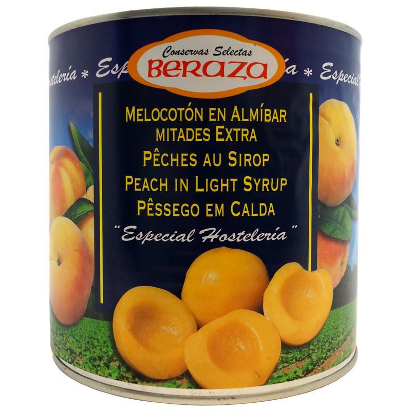 MELOCOTÓN EN ALMÍBAR MITADES 6/3Kg